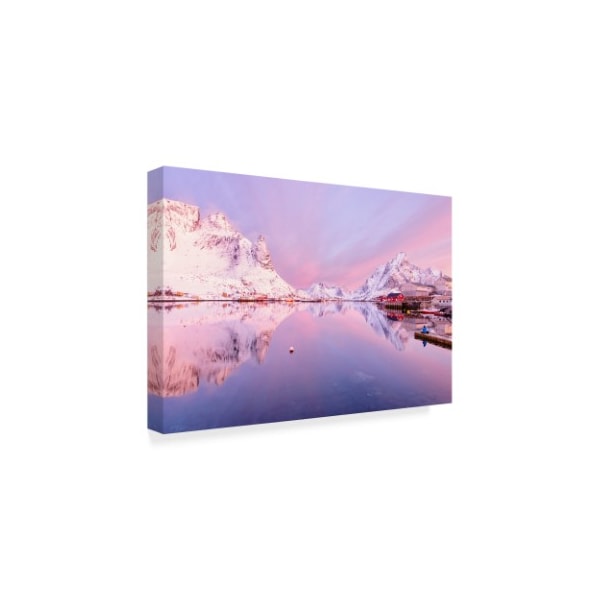 Michael Blanchette Photography 'Reine Fjord' Canvas Art,22x32